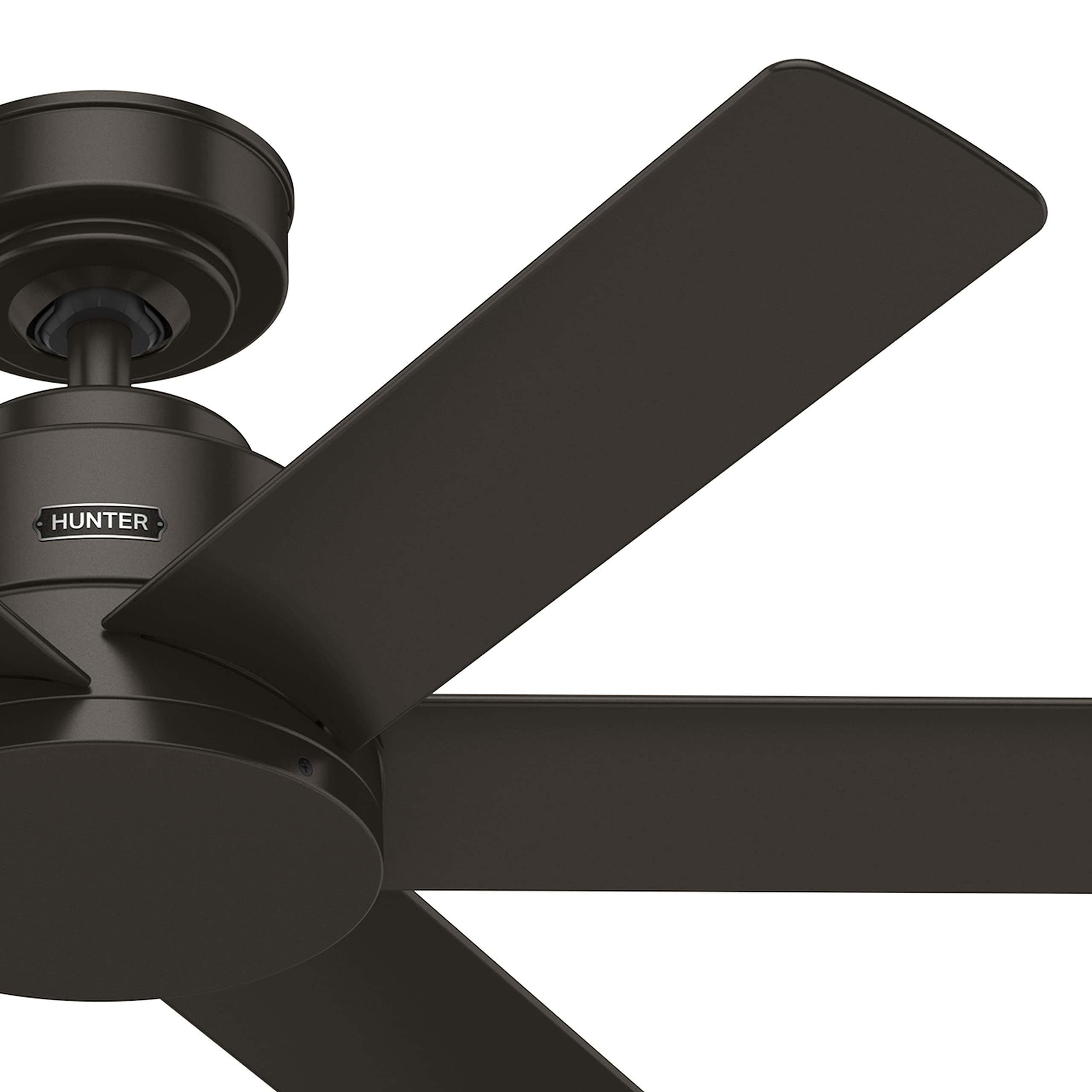 Hunter Fan 44 Inch Contemporary Premier Bronze Finish Outdoor Ceiling Fan with 6 Blades - Energy Efficient & Weather Resistant - Perfect for Patio, Deck, and Covered Porch Areas (Renewed)