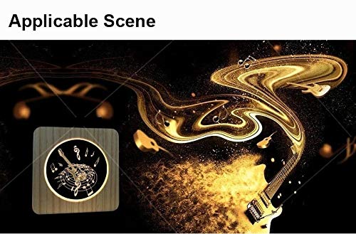 3D Wooden Aircraft LED Night Light - Kids Room Decor, Creative Table Lamp for Bedroom, Nursery & Gift Idea | Perfect for Boys' Themed Bedrooms & Aviation Enthusiasts