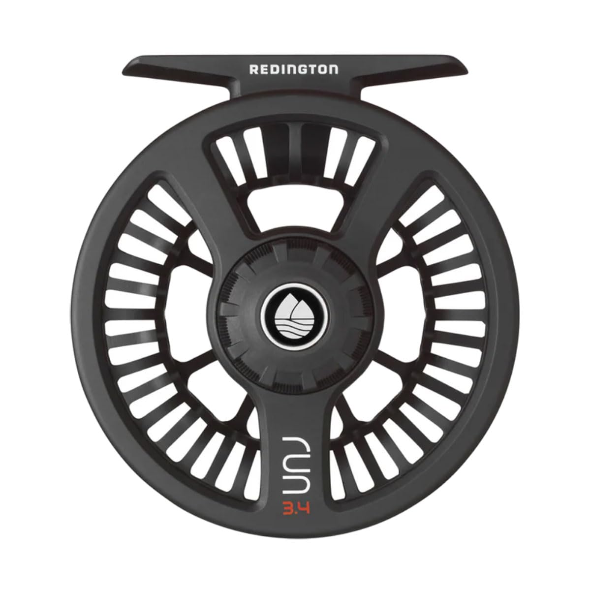 Redington Run Fly Reel 3-4 Weight Black - Lightweight Fly Fishing Reel for Trout & Small Streams - Perfect for Freshwater Fly Fishing & Backcountry Adventures
