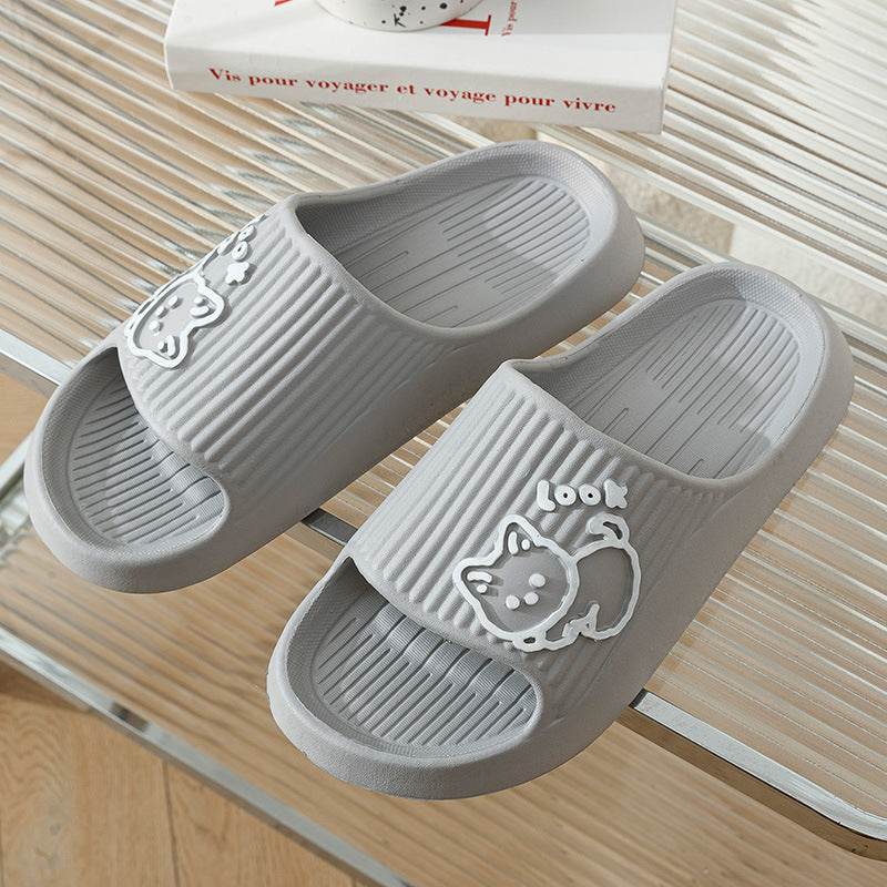 Cute Cat Slippers for Women - Soft Plush Fuzzy House Shoes with Non-Slip Sole - Perfect for Home, Lounge, and Indoor Comfort
