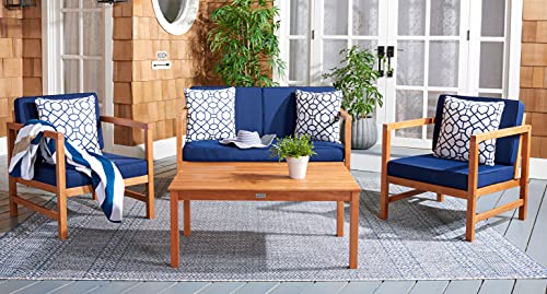 Natural / Navy + Trellis P