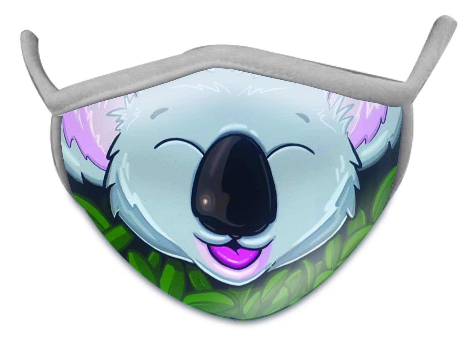Wild Republic Wild Smiles Reusable Washable Half Face Mask - Comfortable & Breathable for Outdoor Activities, Travel, and Daily Protection
