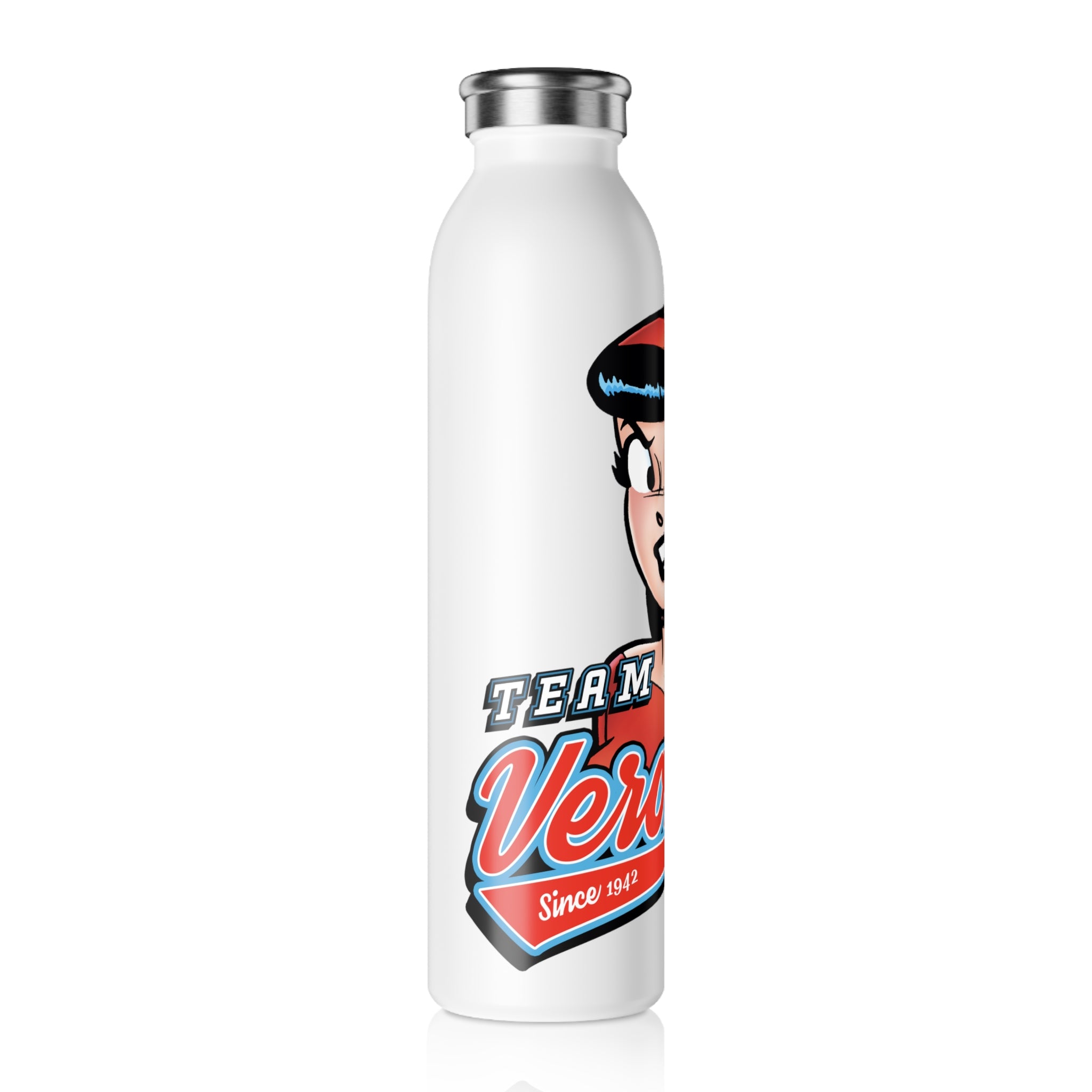 Team Veronica 20oz Slim Stainless Steel Water Bottle with Veronica Lodge Design - Perfect for Gym, Hiking, School & Everyday Hydration