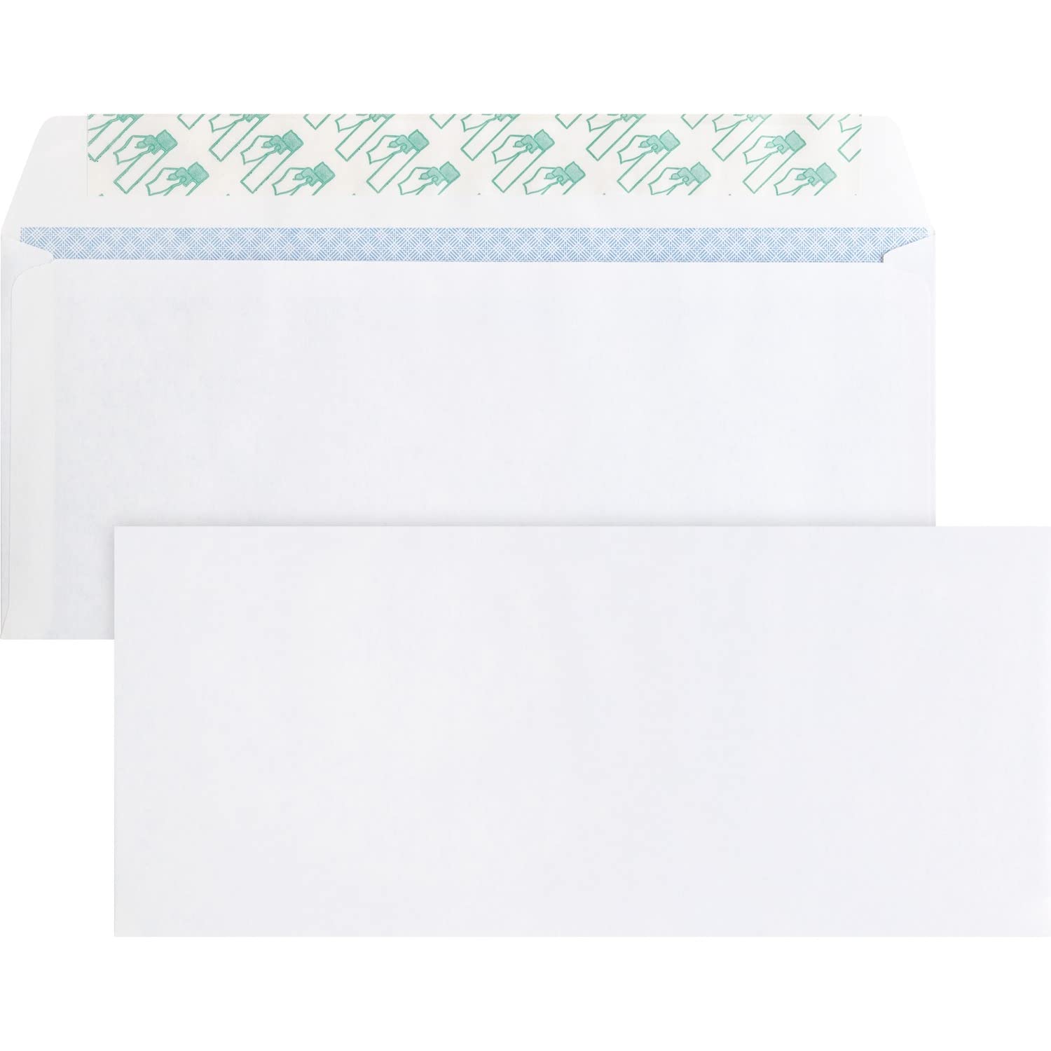 Business Source Premium Business Envelopes - 100 Pack, White, #10 Size (4 1/8