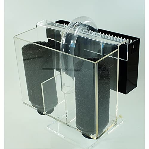 Premium Nano Overflow Box for Aquariums - Efficient Water Filtration System for Saltwater & Freshwater Tanks - Perfect for Reef Tanks, Sump Setups, and Marine Aquariums