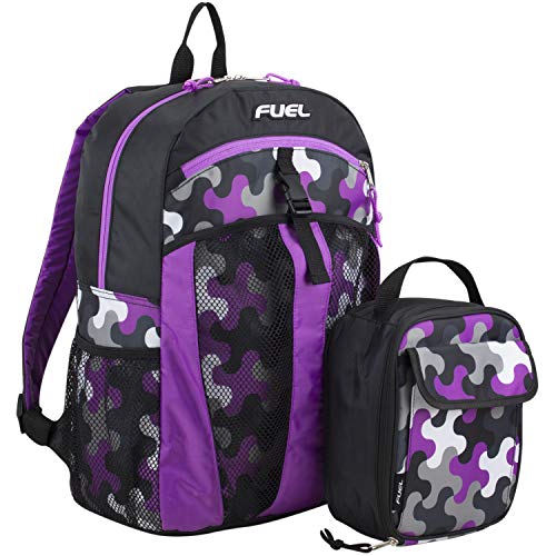Grape Sizzle/Black/Puzzle Print