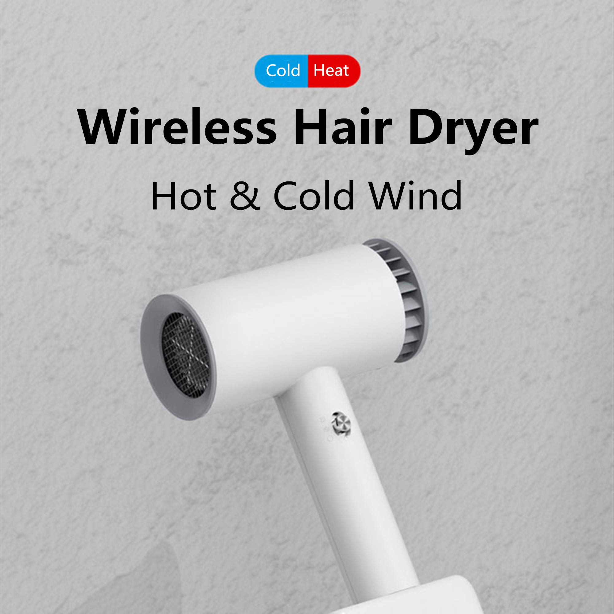 Portable Cordless Hair Dryer - Lightweight Rechargeable Blow Dryer for Travel, Home & Salon Use | Fast Drying for Humans & Pets | Perfect for Camping, Gym, School & On-the-Go Styling