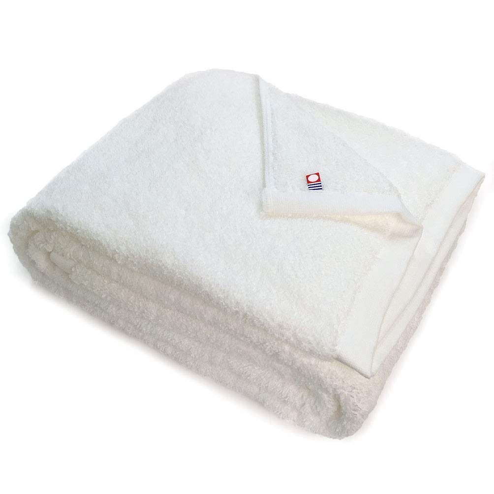 Premium Japanese Imabari Towel Iori - Ultra Soft Bath & Shower Towel Set, Off White - Luxury Spa & Bathroom Essentials for Home & Hotel Use