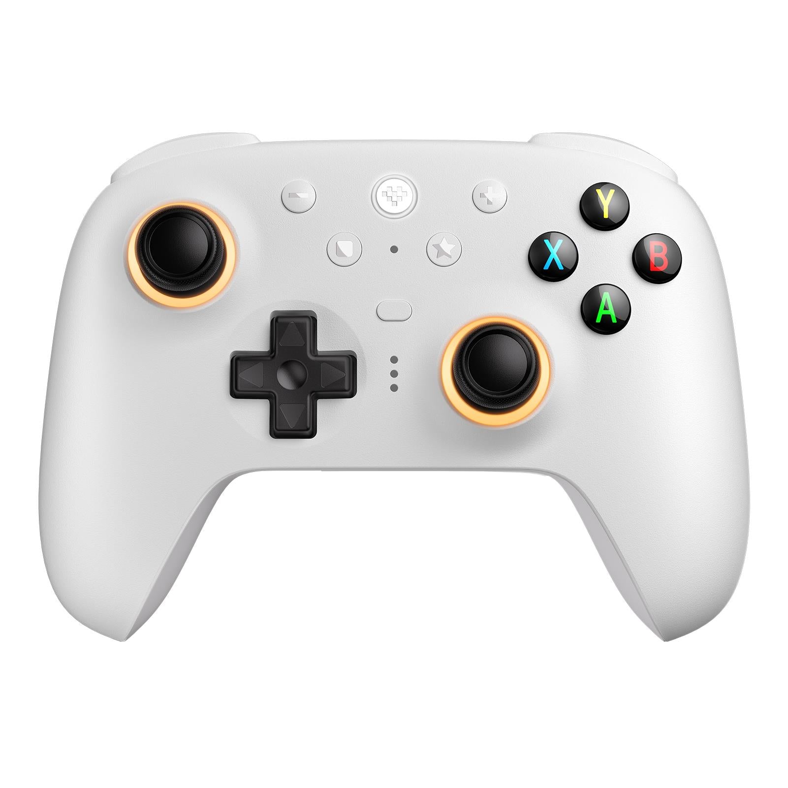 8BitDo Ultimate 2 Wireless Bluetooth Controller for Switch/PC/Android - Ergonomic Design, Hall Effect Joysticks, White - Perfect for Gaming, Streaming & Esports