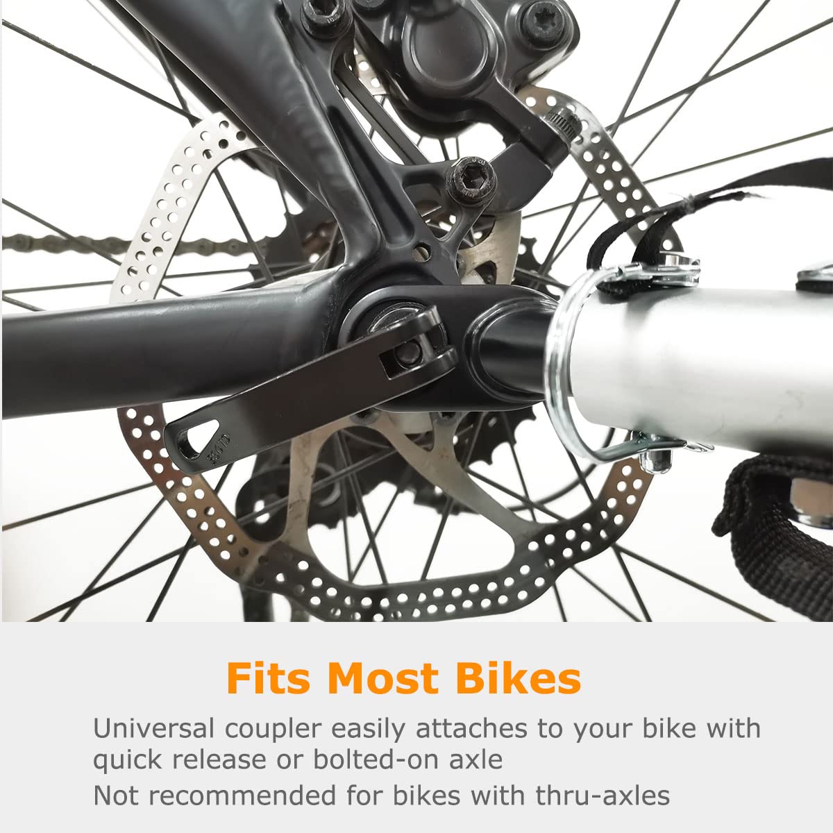 TIGGO VS 2-in-1 Bike Trailer & Stroller - Double Seat Bicycle Carrier for Toddlers and Kids - Perfect for Cycling, Jogging, and Outdoor Family Adventures