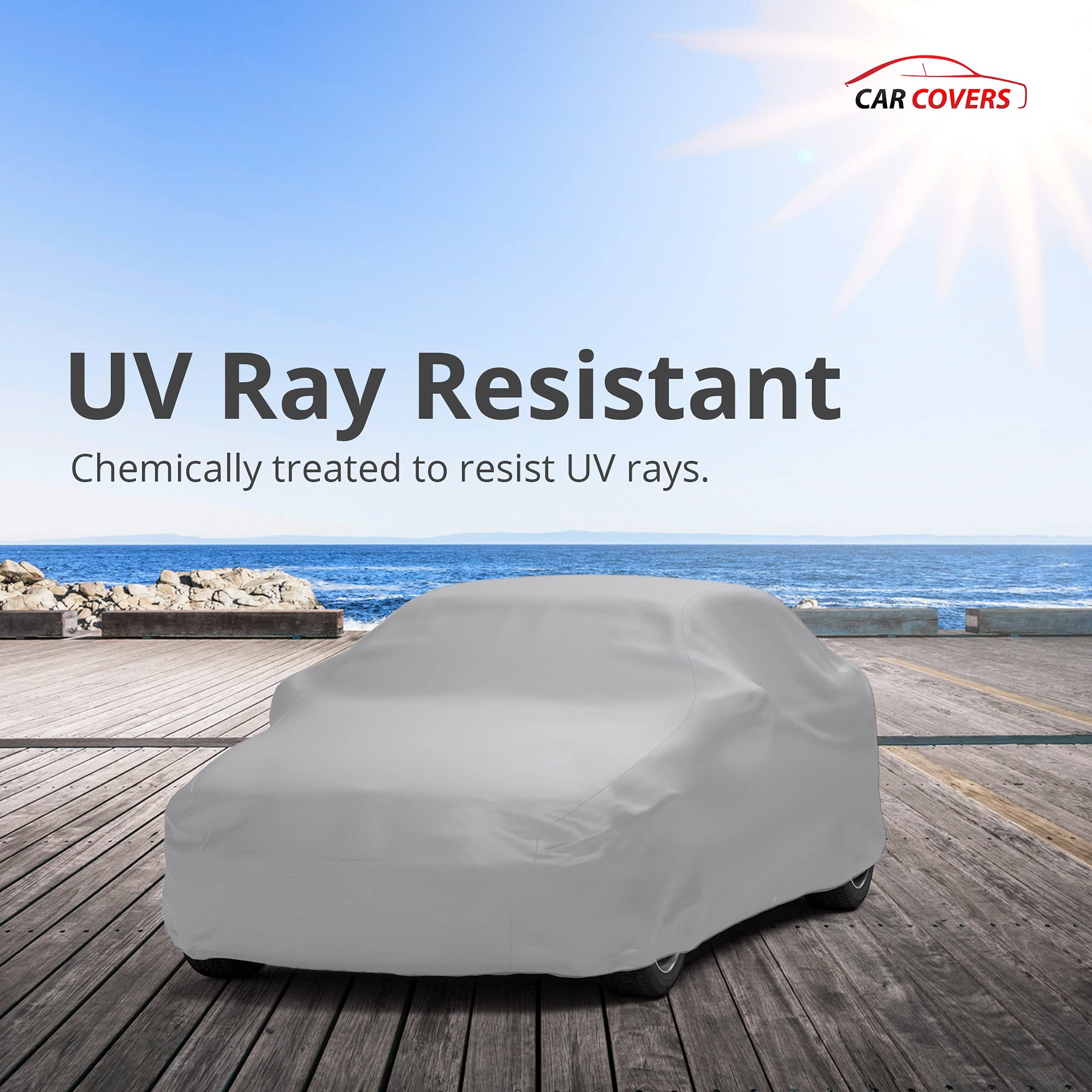 CarCovers Weatherproof Car Cover for Volvo 2021 V90 Cross Country - Outdoor Waterproof Vehicle Protection with Anti-Theft Cable Lock - Ideal for All-Season Use, Travel & Long-Term Parking