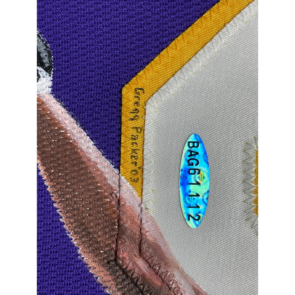 Kobe Bryant Autographed Lakers #8 Purple Nike Jersey - Framed with UDA Upper Deck COA - Perfect for Sports Memorabilia Collectors & Lakers Fans