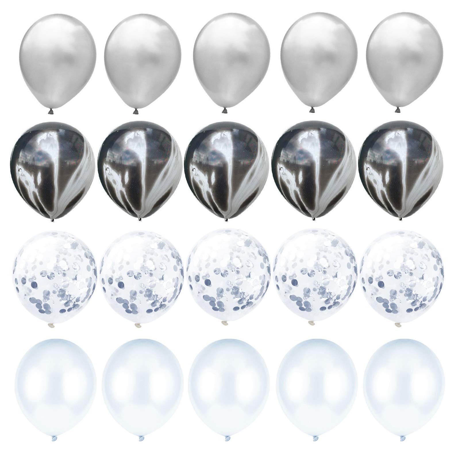 Agate Confetti Balloons Set - 20Pcs 12
