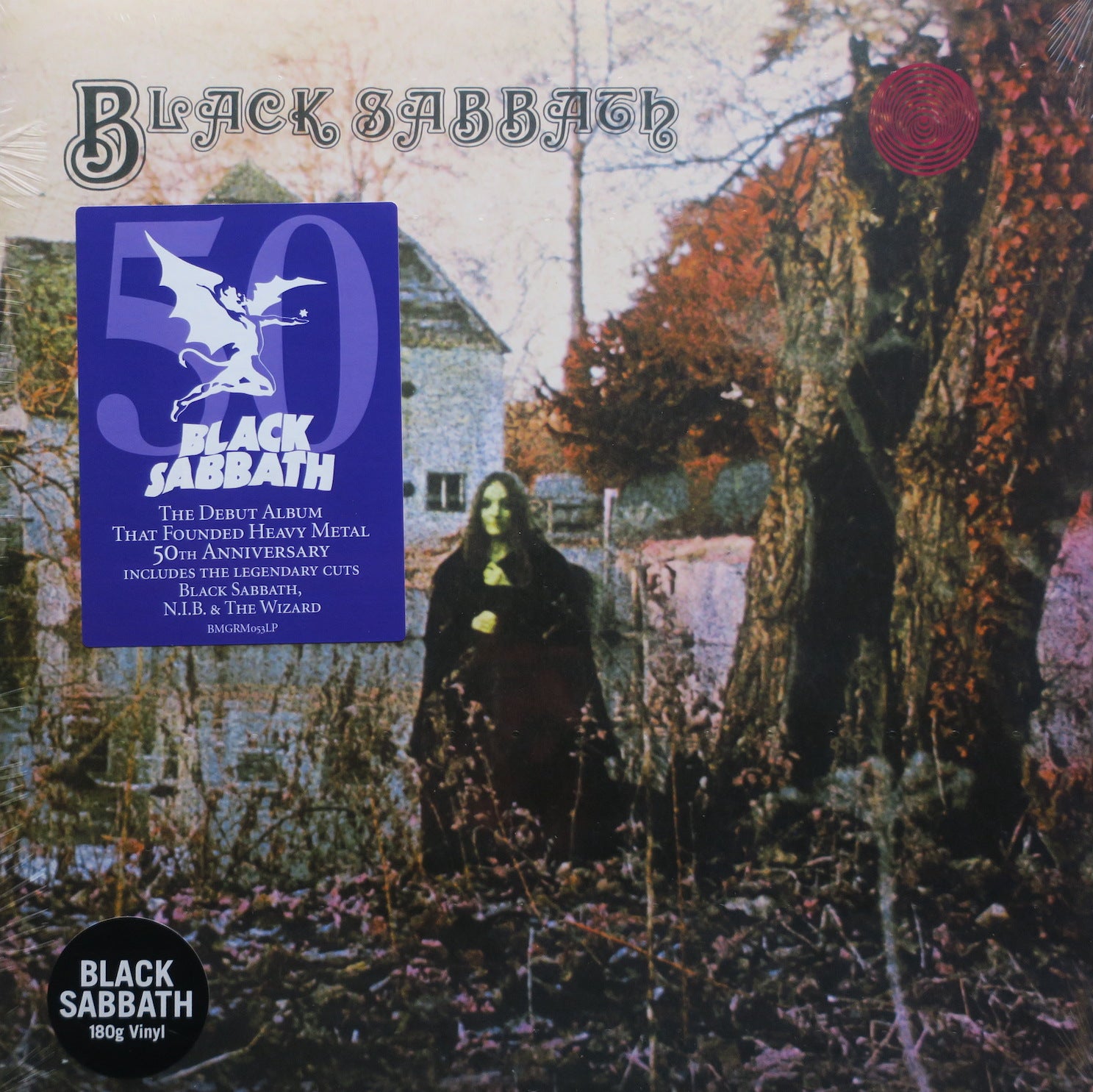 BLACK SABBATH Self-Titled 50th Anniversary Vinyl LP Record - Limited Edition Classic Rock Album for Collectors & Music Lovers (Perfect for Home Listening & Gift Giving)
