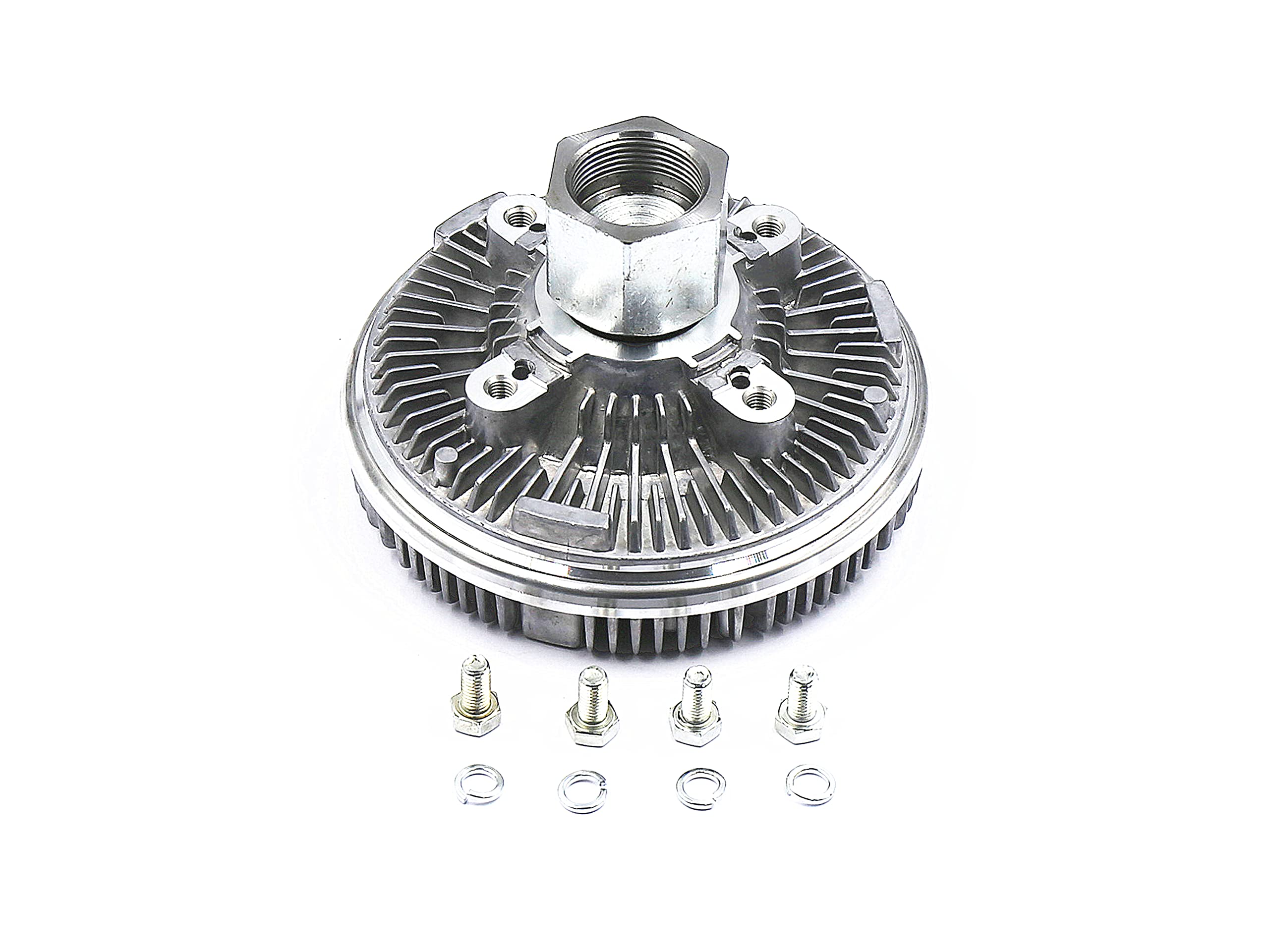 VIPCAR 2843 Heavy Duty Radiator Fan Clutch for 2001-2009 Chevy Silverado 2500HD/3500 & GMC Sierra 2500HD/3500, 2006-2009 Chevy Express/GMC Savana 2500/3500 - Compatible with 6.6L V8 Duramax Diesel Engine - Perfect for Off-Roading, Towing & High-Performance Cooling