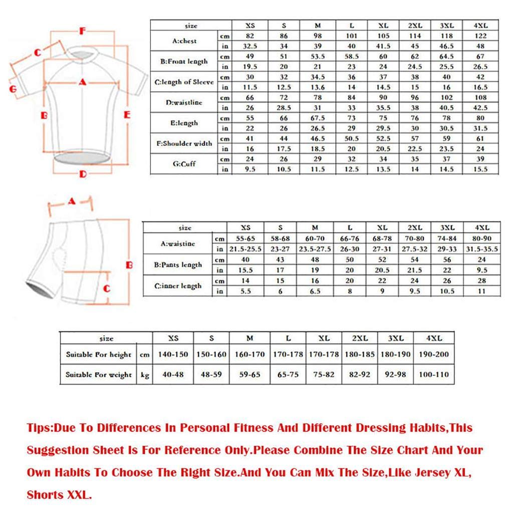 MOXILYN Men's Cycling Jersey & Bib Shorts Set - 20D Gel Padded Mountain Bike Clothing for Road & MTB | Moisture-Wicking, Breathable Performance Wear for Cycling, Training & Outdoor Sports