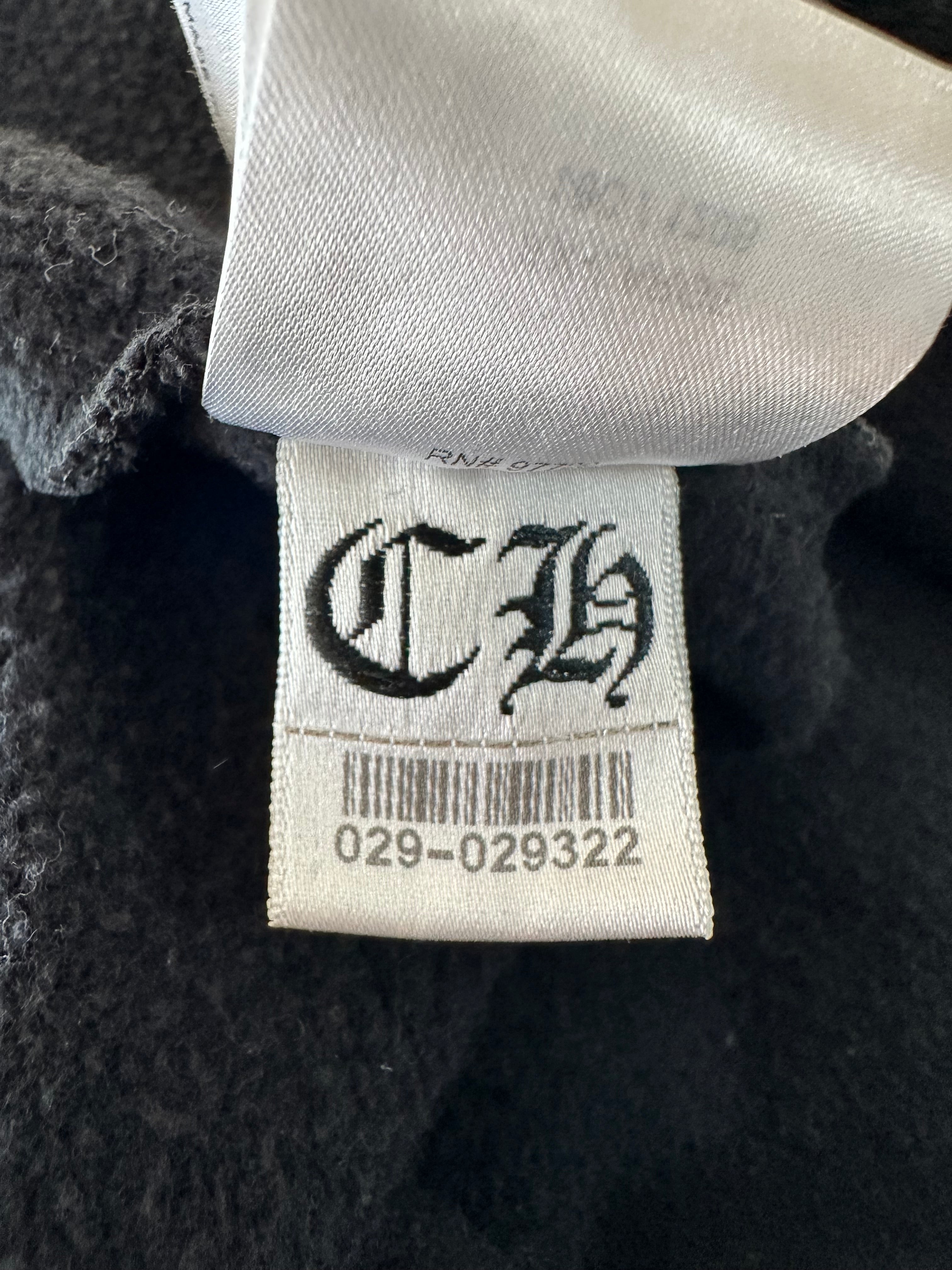 Chrome Hearts Black & White Horseshoe Logo Hoodie - Stylish Streetwear for Men & Women | Perfect for Casual Outfits, Concerts, and Urban Fashion