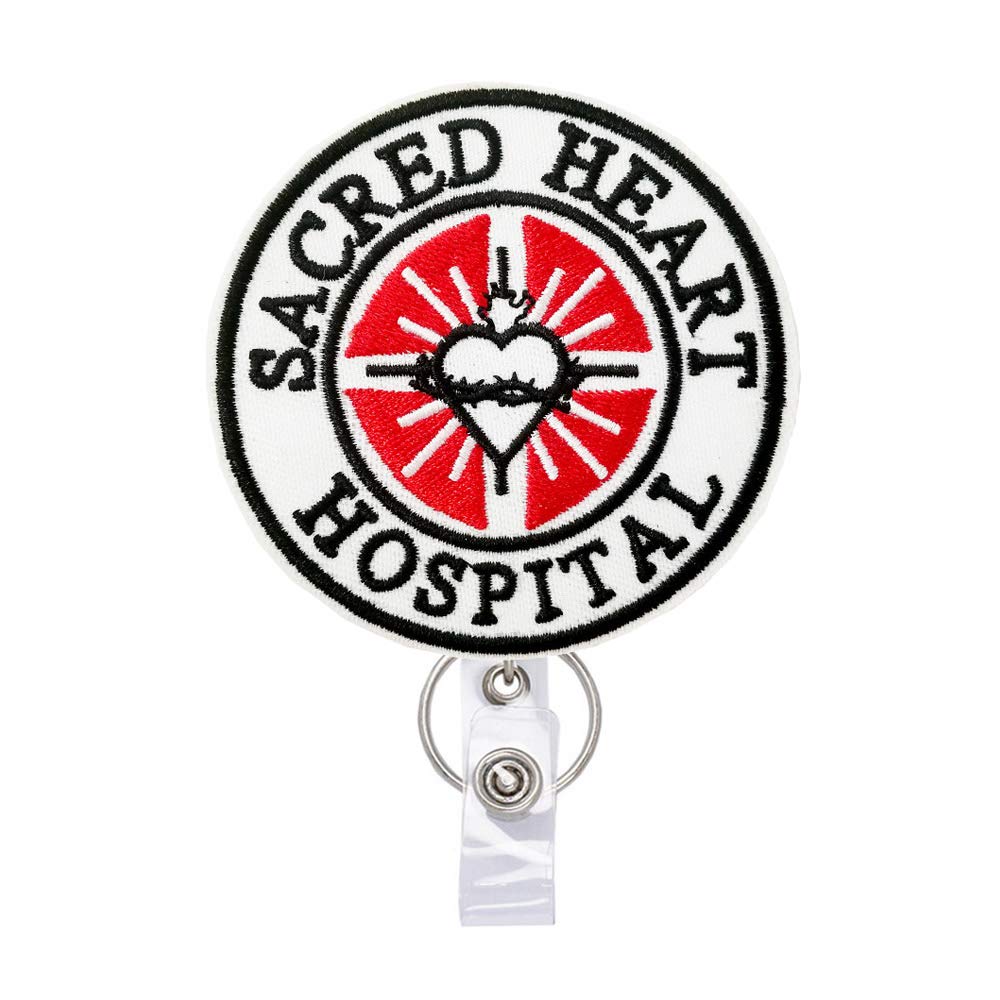 Reeleer Retractable Badge Reels for Nurses & Medical Staff - 24 Inch Thick Pull Cord with Alligator Clip & Key Ring - Ideal for Hospitals, Clinics & Healthcare Professionals