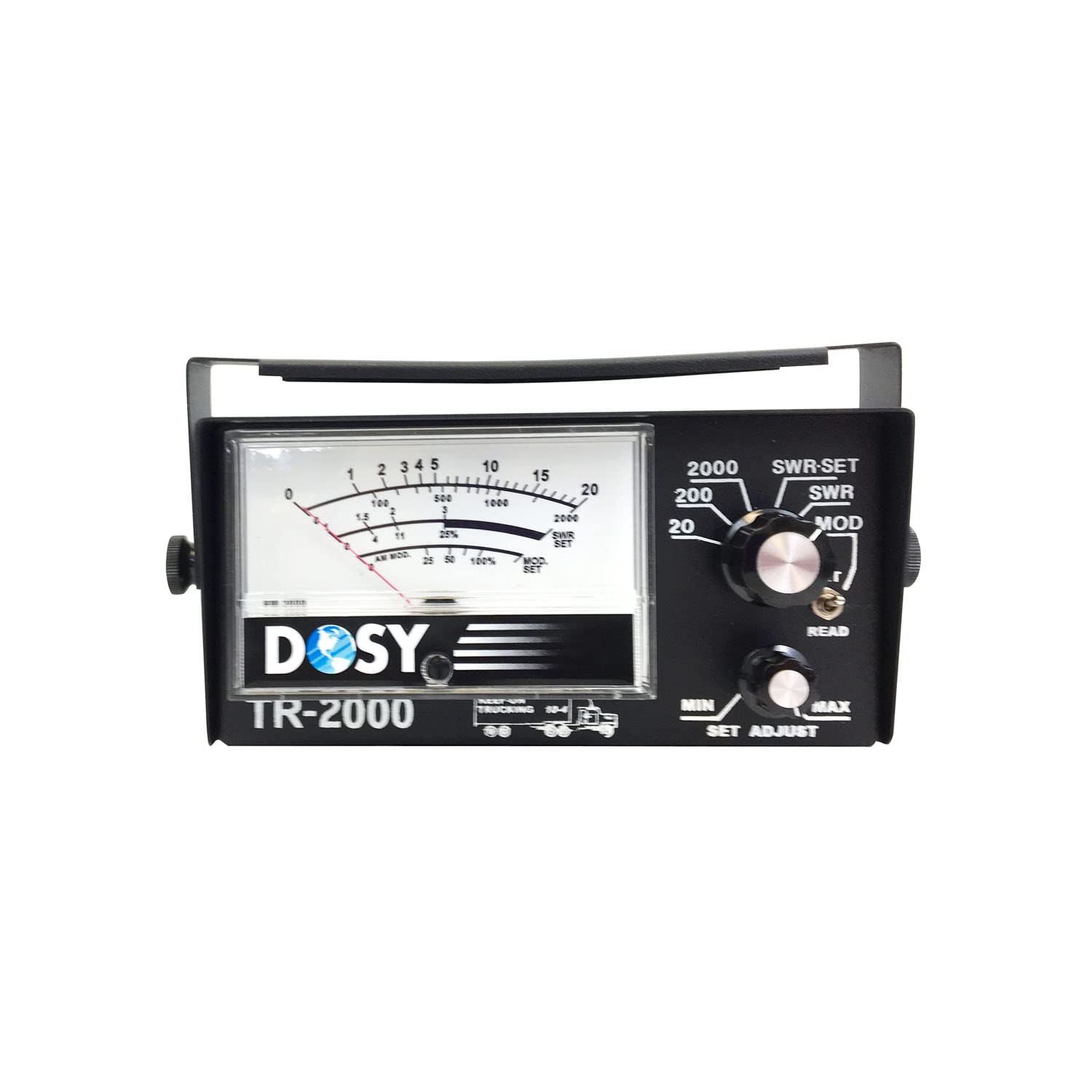 TR2000 SWR Watt Meter for Ham Radio - 2000W Power Test Center, Mobile & Remote Use | Perfect for CB Radio, Antenna Tuning, and Field Testing
