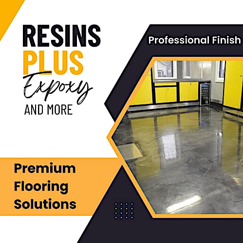 High Performance Epoxy Resin Kit - 2 Gallon | UV & Abrasion Resistant Garage Floor Coating | Concrete, Cement, Wood & Countertop Sealant | Professional Finish in Light Blue | Ideal for DIY Projects, Home Renovations & Commercial Spaces