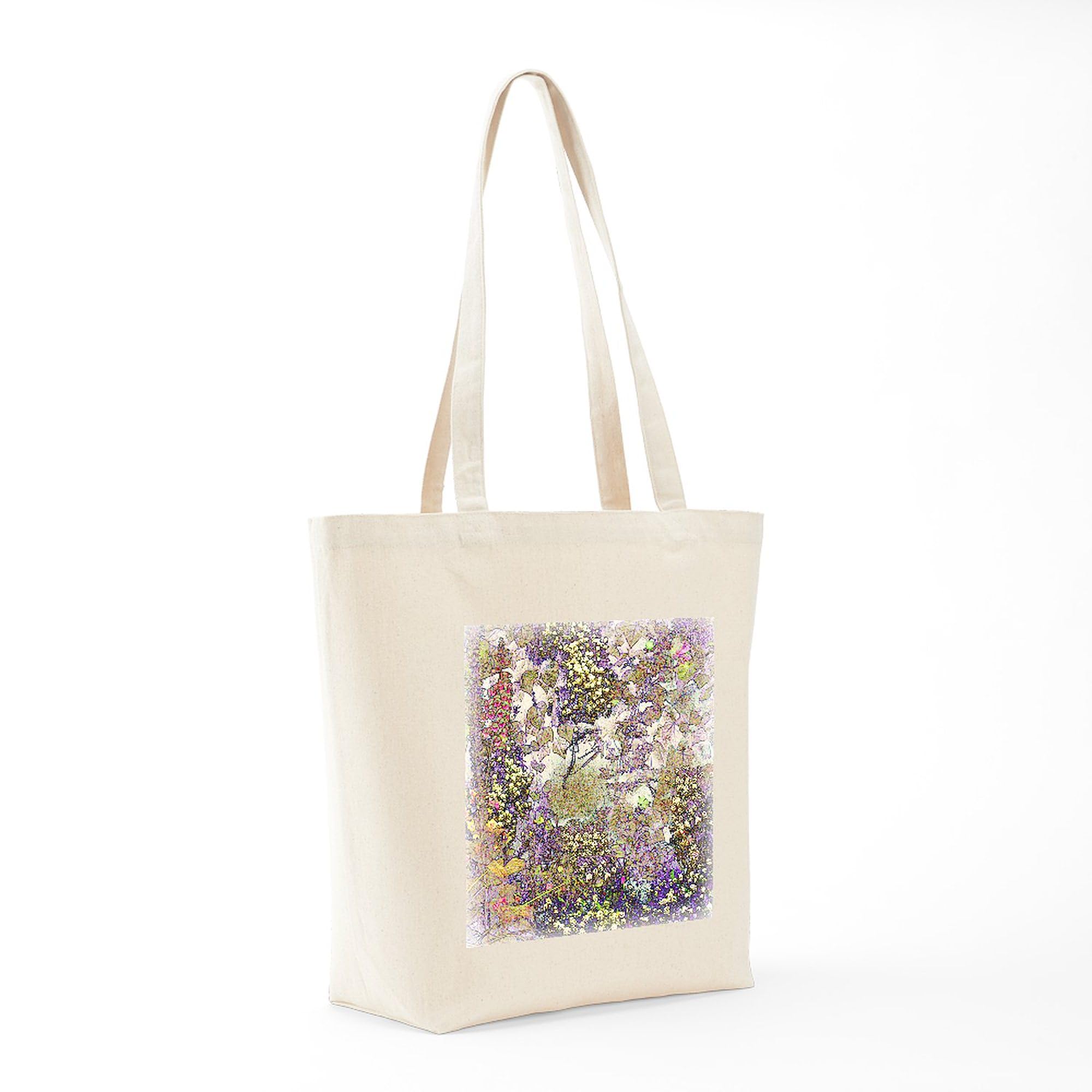 Nature's Floral Arrangement Tote Bag - Eco-Friendly Reusable Canvas Shopping Bag for Groceries, Beach & Farmers Market | CafePress