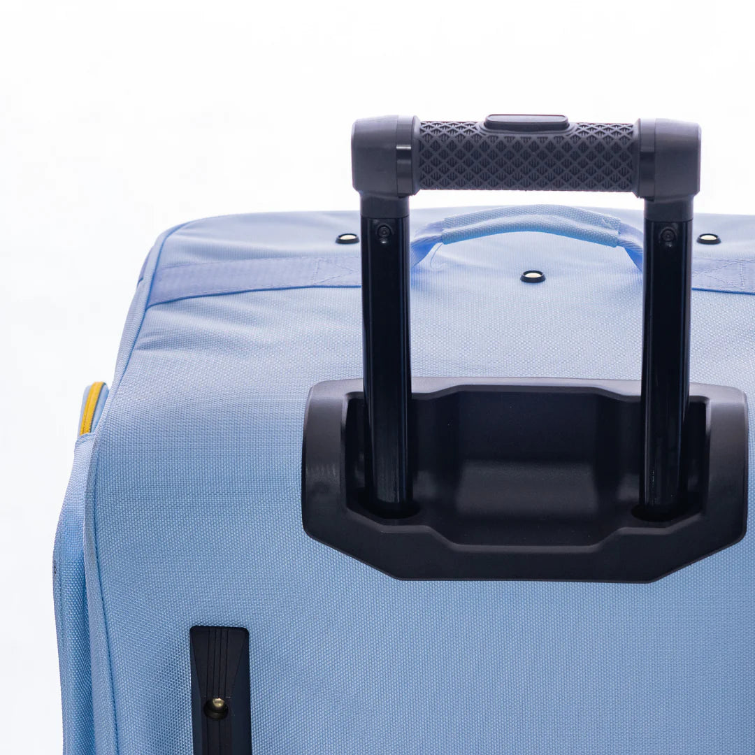 Rac n Roll Medium Sky Blue Backpack with Built-in Storage - Perfect for School, Travel, and Outdoor Adventures