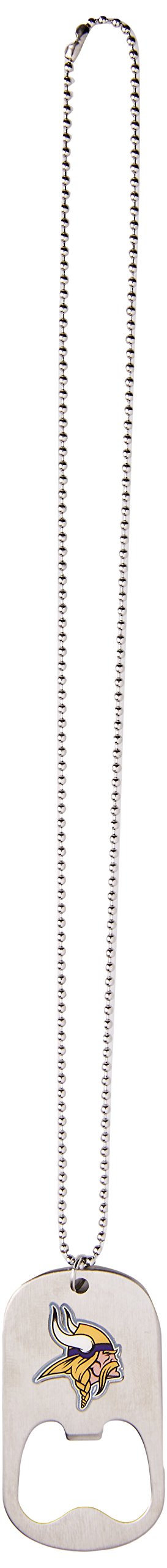 NFL Bottle Opener Necklace - Officially Licensed Football Fan Gift for Men & Women - Perfect for Tailgating, Game Day Parties & Sports Bars