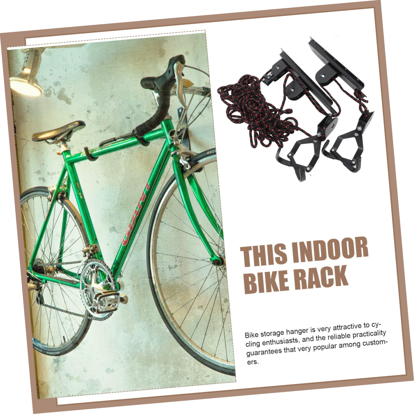 Best Bike Wall Hanger & Ceiling Mount Bike Rack - Heavy Duty Garage Storage Lift Hoist for Bicycle Organization | Perfect for Small Spaces, Apartment & Home Garage Storage