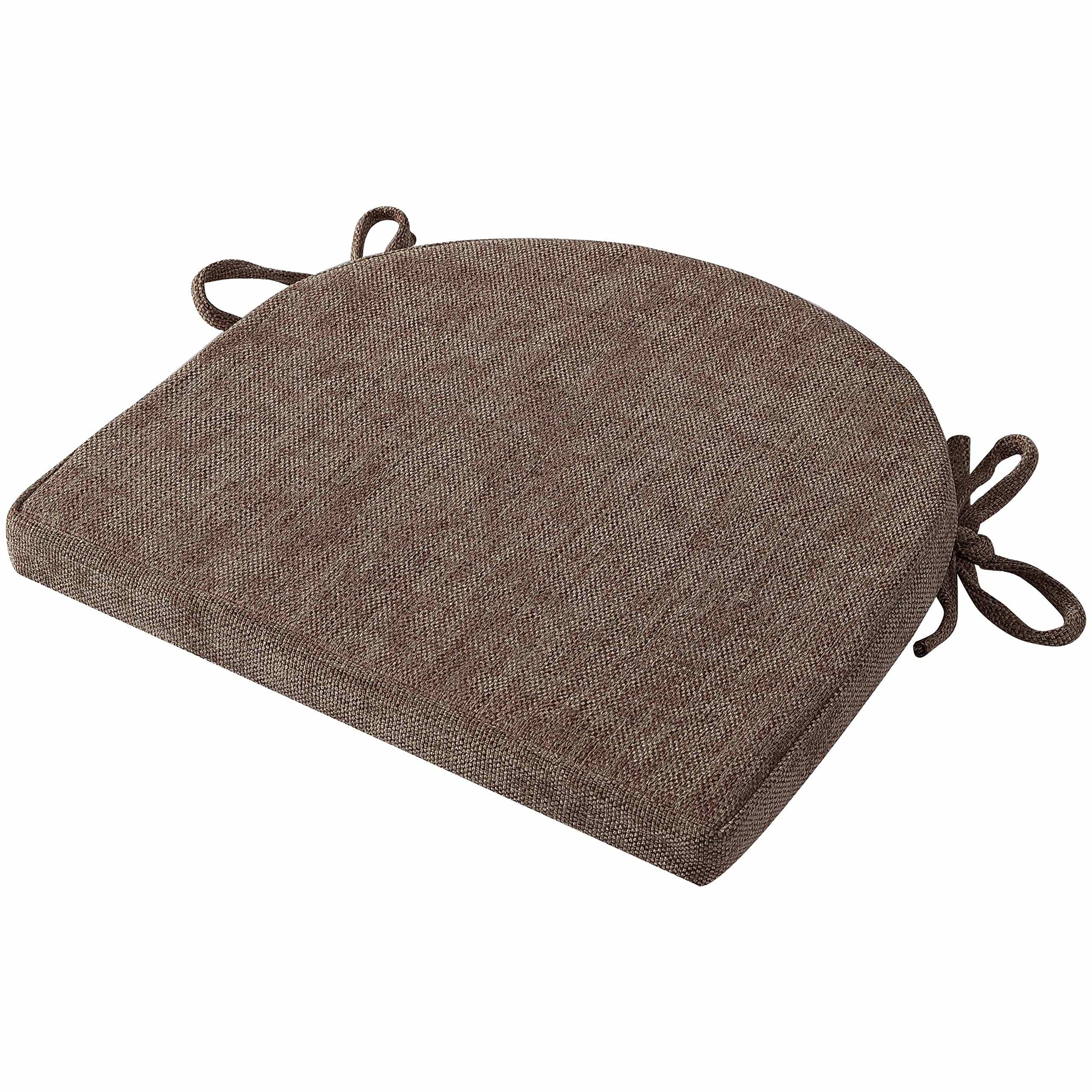 Sweet Home Collection Chair Cushions - 100% High Density Memory Foam Seat Pads (17