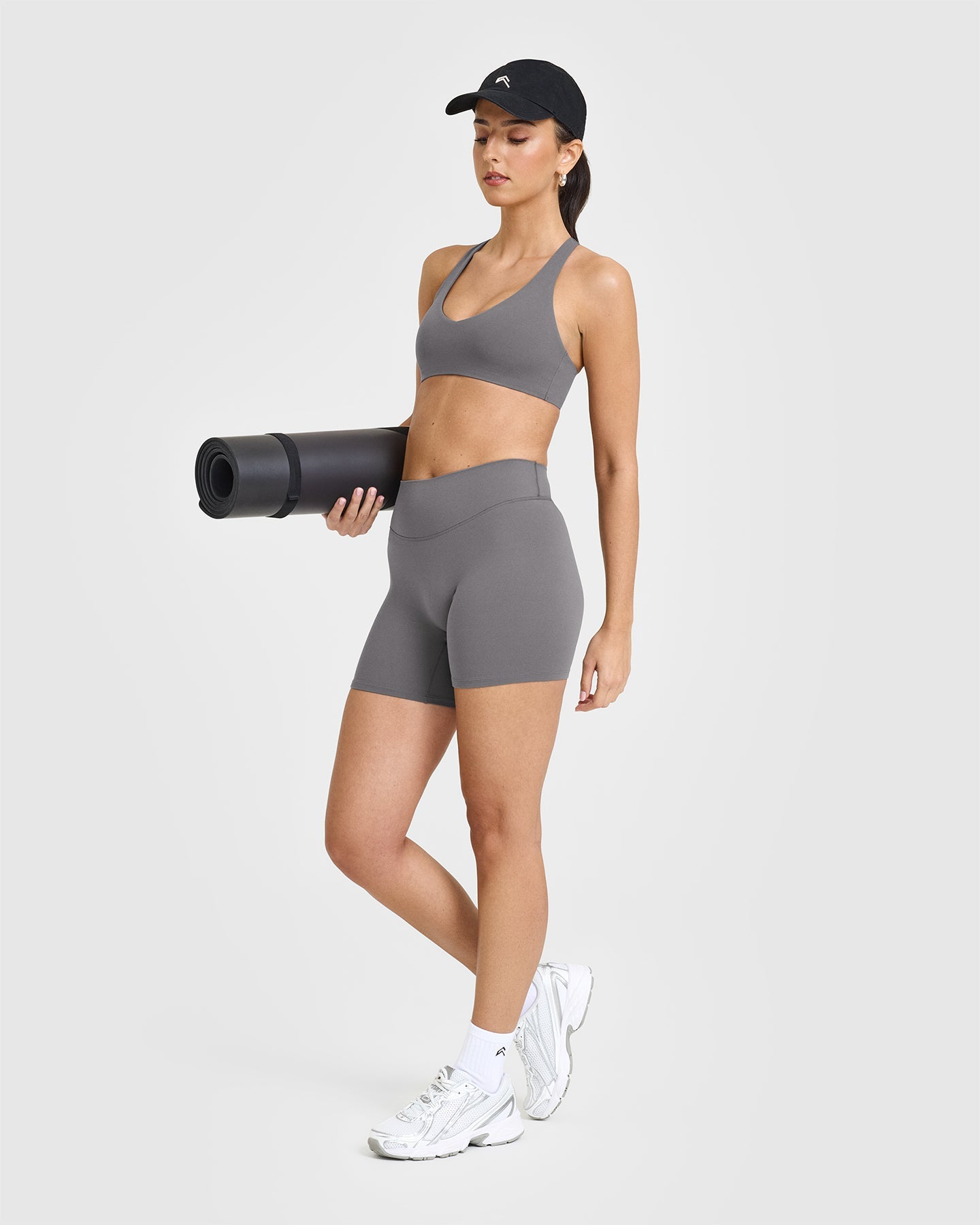 SoftMotion™ Bralette - Wireless Comfort Bra for Women | Ash Grey | Perfect for Yoga, Lounge & Everyday Wear