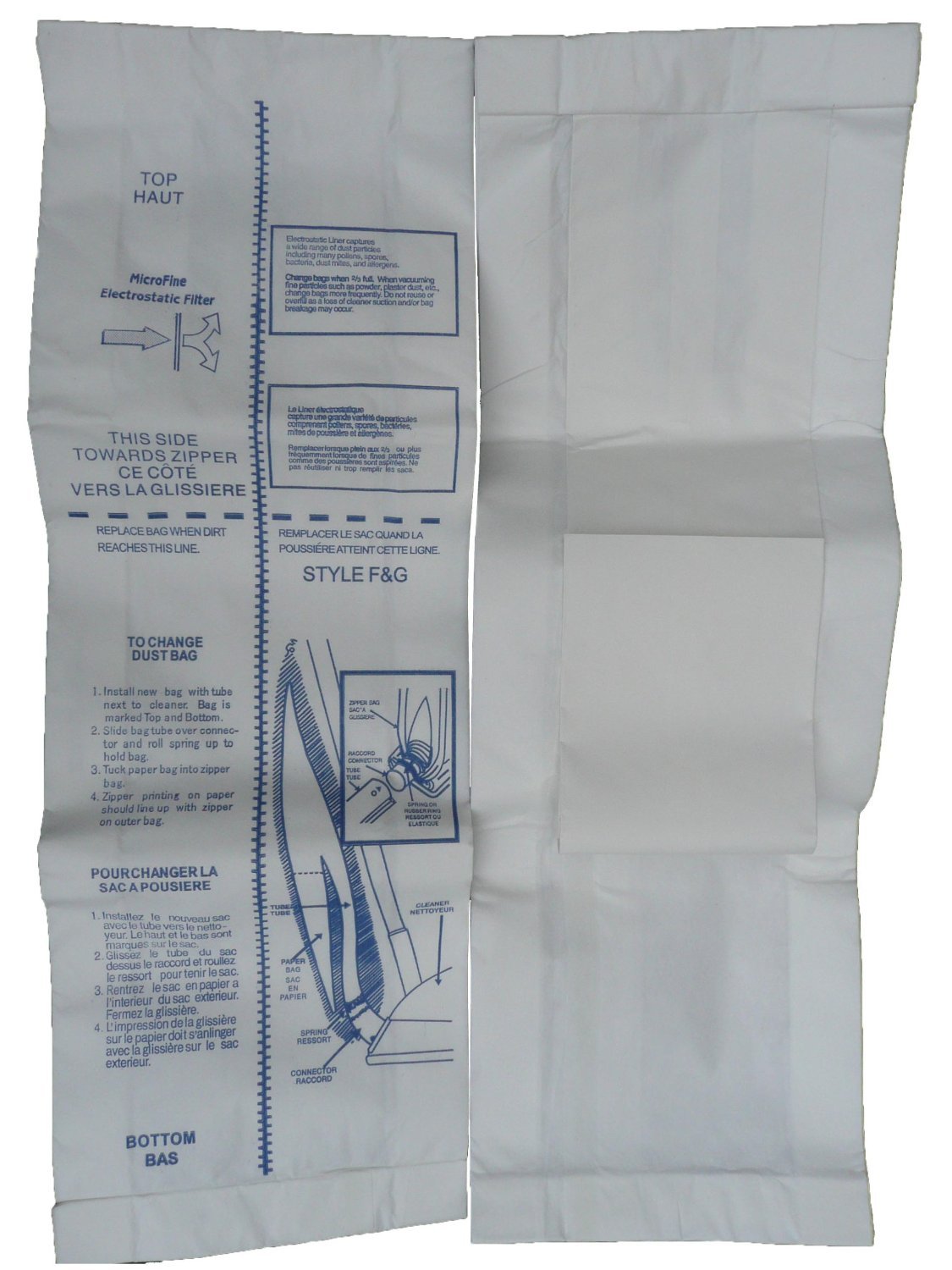 Eureka F&G Vacuum Bags - 3 Pack Replacement Bags for Eureka Vacuums | Compatible with Eureka Models | Dust & Allergen Protection for Home Cleaning
