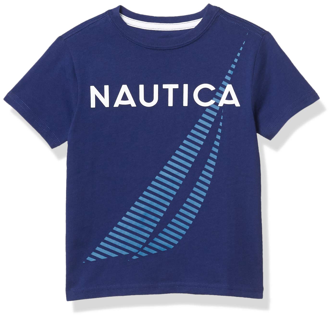 Nautica Boys' Short Sleeve Graphic T-Shirt - Cute Screen Print Design for Kids - Perfect for Playdates, School & Summer Outfits