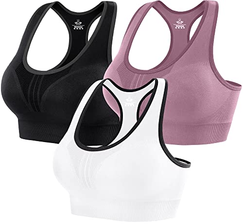 3 Packs-black+white+pink