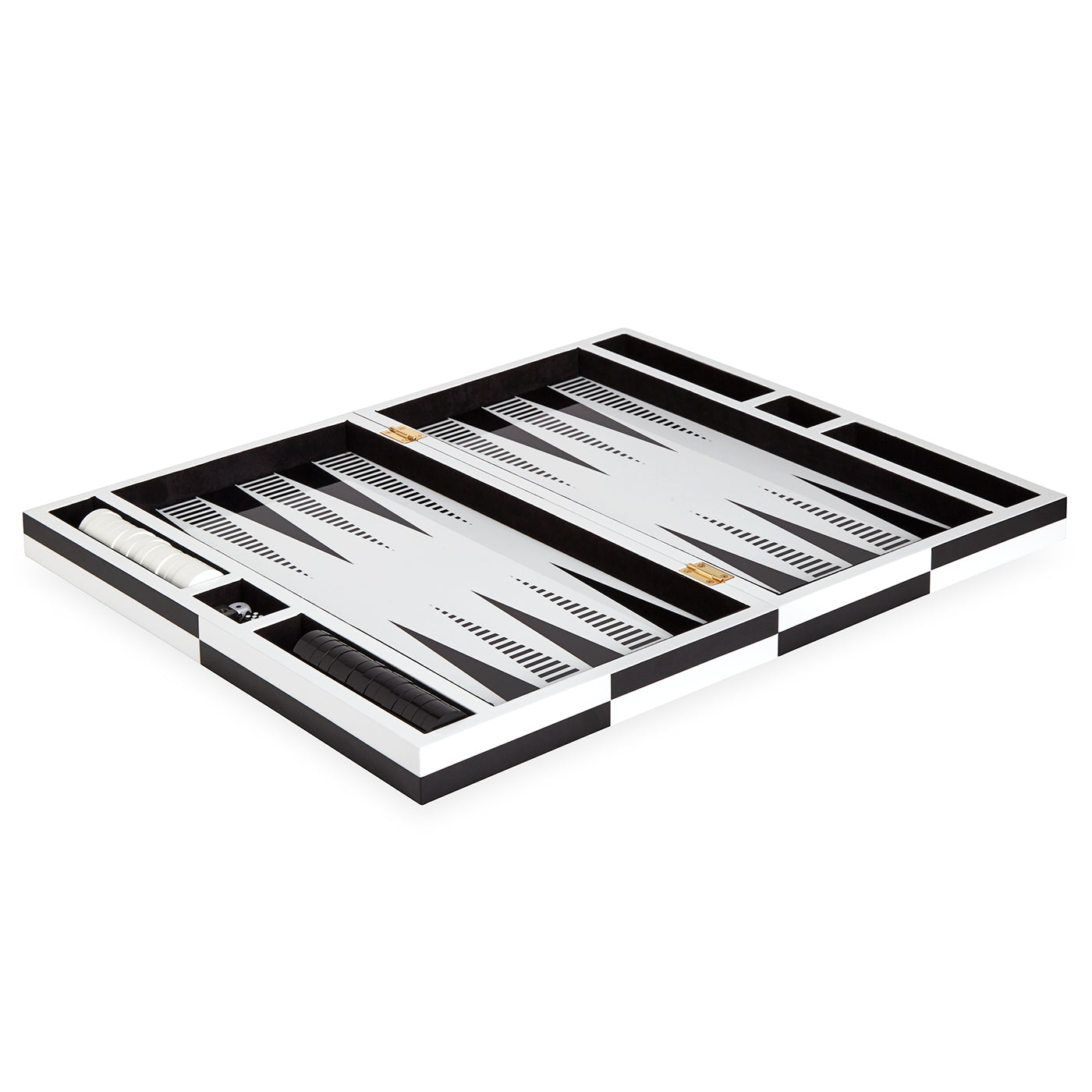 Op Art Backgammon Set - Modern Abstract Board Game for Adults & Teens - Perfect for Game Nights, Travel & Home Decor