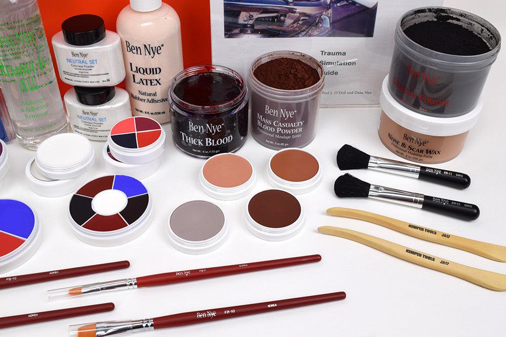 Ben Nye Professional Moulage Kit - Special FX Makeup for Halloween, Theater & Film - Realistic Wound & Injury Effects for Cosplay & Costume Parties