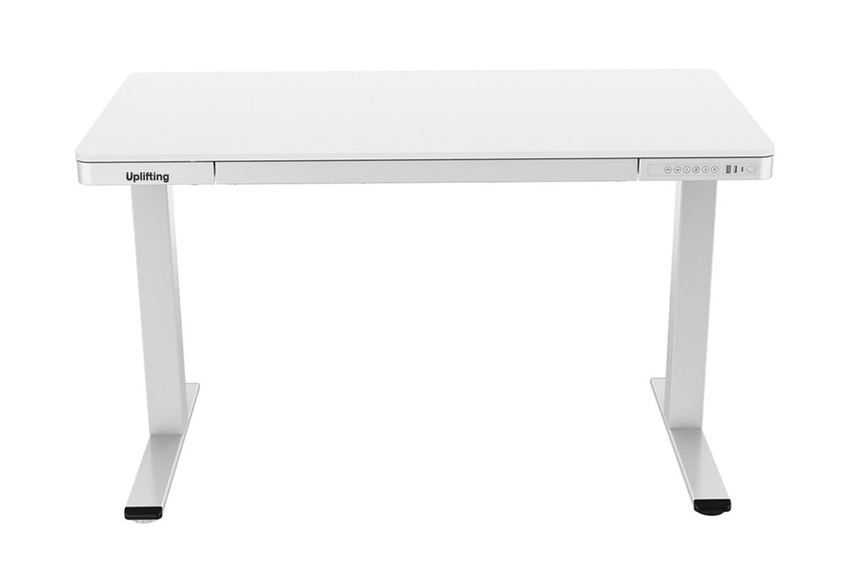 Uplifting Tango Electric Sit Stand Desk - Adjustable Height Standing Desk for Home & Office - Ergonomic Workstation for Better Posture & Productivity | Perfect for Remote Work, Gaming & Study Setup