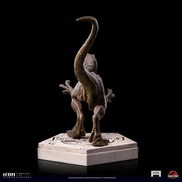 Jurassic Park Velociraptor Statue - Premium Dinosaur Collectible Figure for Movie Fans, Home Decor & Gift Ideas