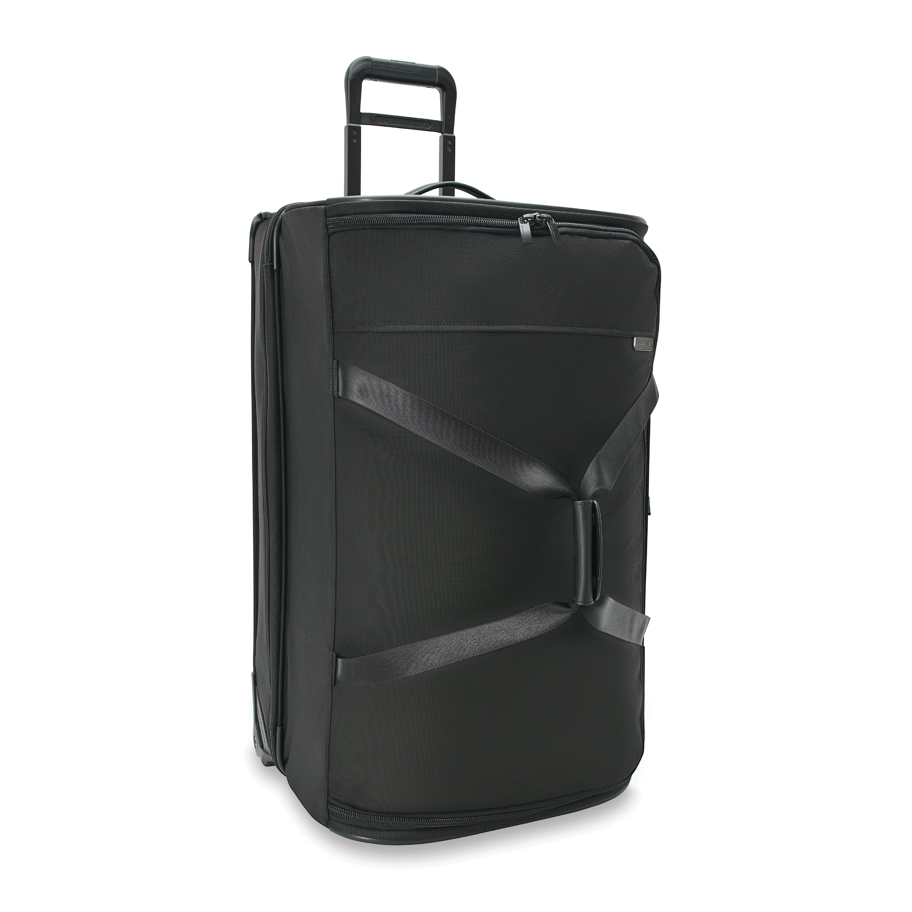 Briggs & Riley Baseline Large Two Wheel Duffle Bag - Spacious Travel Duffel with Smooth Rolling Wheels for Business Trips, Gym, Weekend Getaways & Outdoor Adventures