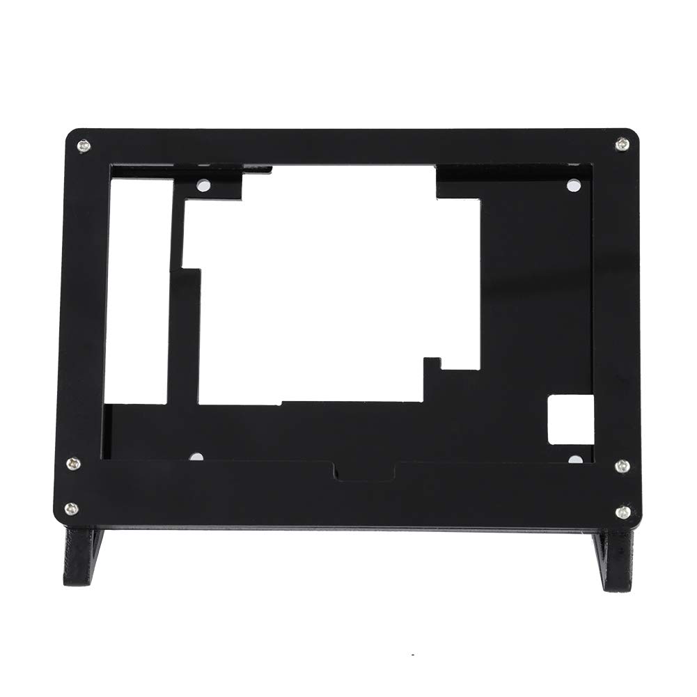 5 Inch Protective Case for Raspberry Pi Display - Black Acrylic Computer Enclosure with DIY Tools | Perfect for Raspberry Pi Projects, Electronics Prototyping & Maker Spaces