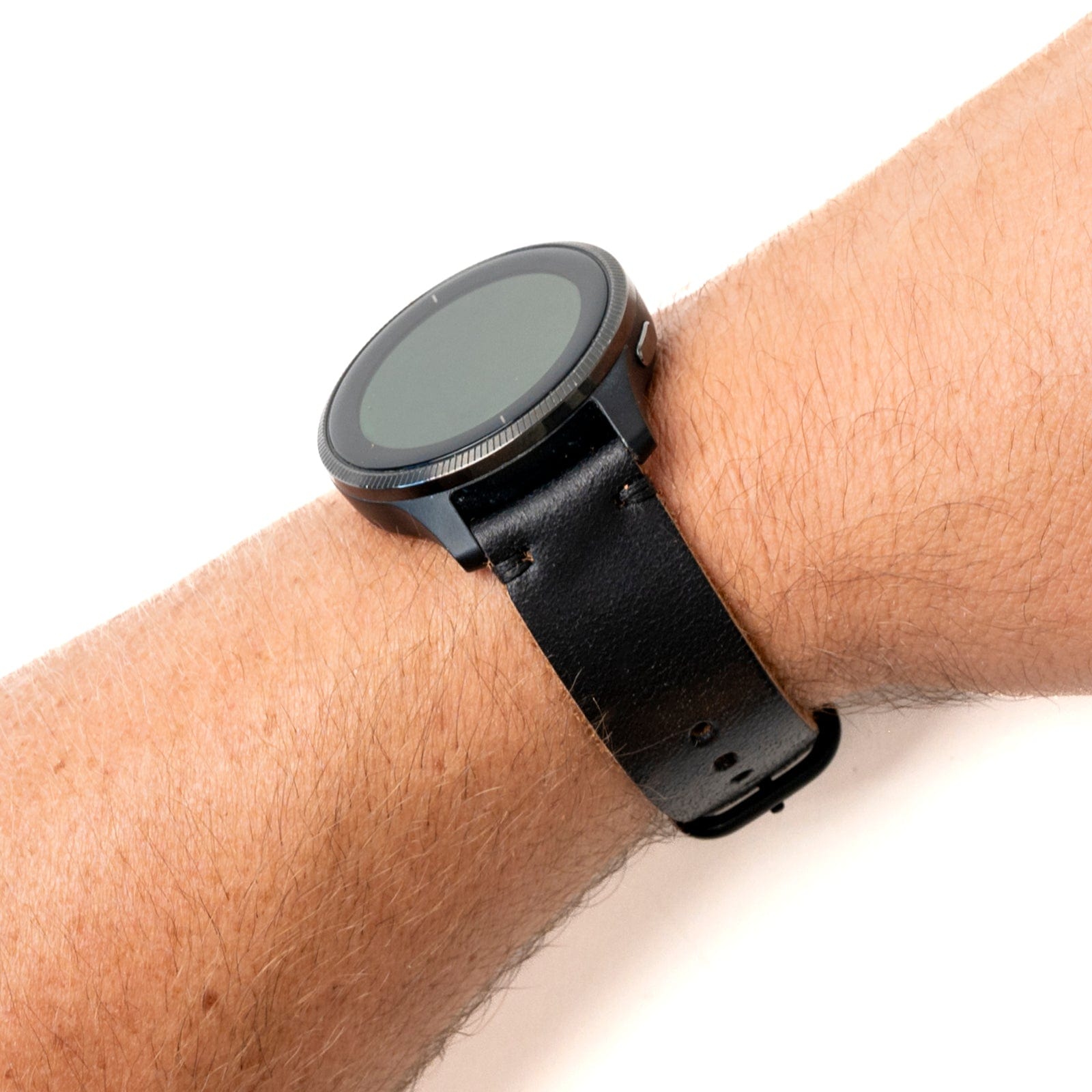 Premium Genuine Leather Replacement Watch Band for Garmin Smartwatches - Comfortable & Durable Strap for Fenix, Forerunner, Vivoactive Series - Perfect for Workouts, Running & Everyday Wear