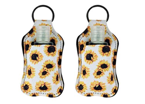 Daisy Lane Hand Sanitizer Holder for Backpack - Travel Size Sanitizer Keychain for Kids, Baseball & Softball Players - Perfect for School, Sports, Travel & Daily Hygiene