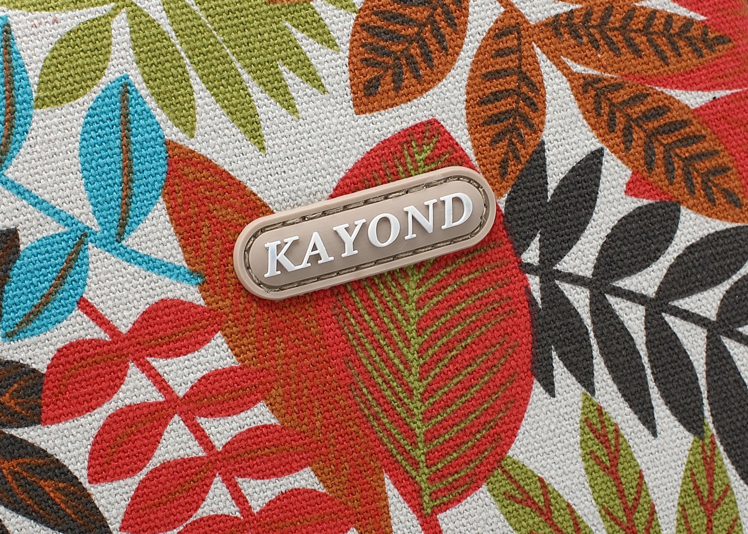 KAYOND Waterproof 15-15.6 Inch Laptop Sleeve - Forest Pattern Canvas Case with Front Pocket for MacBook Pro 15.4, Dell, HP (White) | Perfect for Office, School & Travel Protection