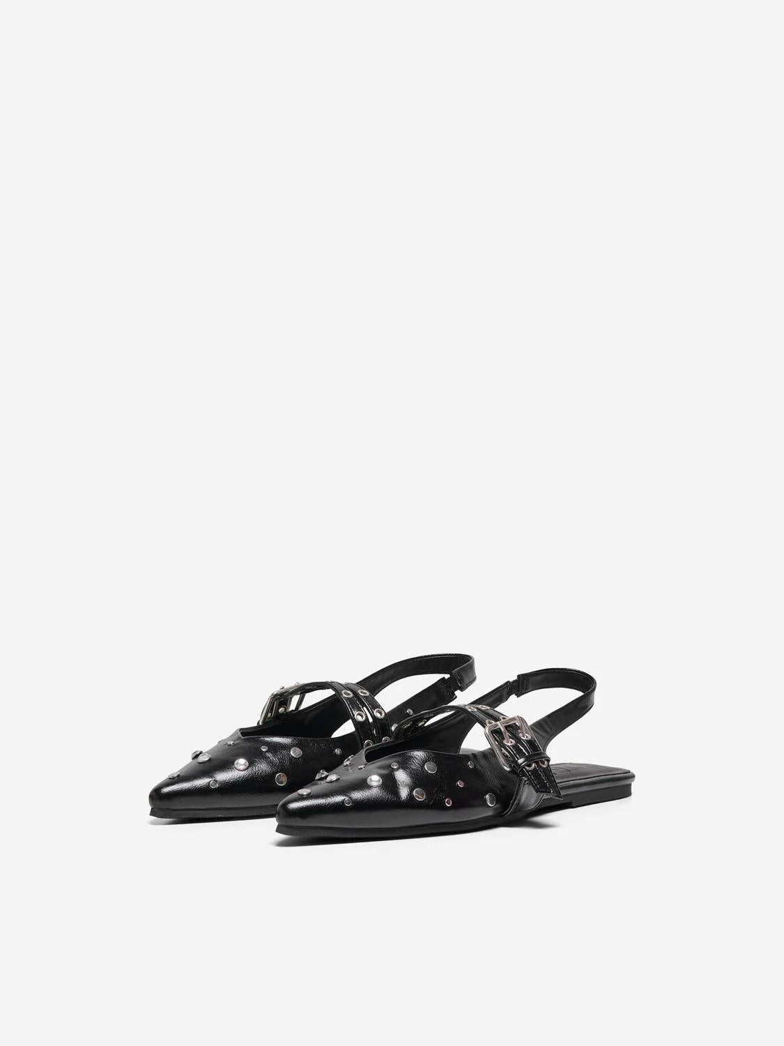 Laura Women's Slingback Sandals - Comfortable Black Dress Shoes for Women | Perfect for Weddings, Parties & Office Wear