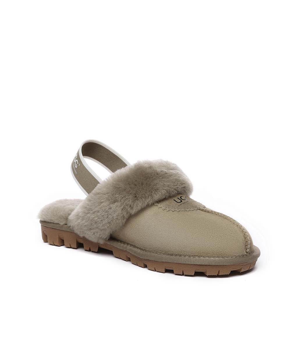 Women's UGG Banded Scuff Slippers - Cozy Indoor/Outdoor House Shoes for Winter Comfort - Perfect for Lounging at Home, Running Errands & Travel