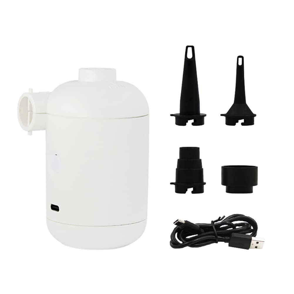 AIZHIYI Portable Electric Air Pump - Fast Inflation for Air Mattress, Pool Floats, Inflatable Boats & Toys | Compact Travel Pump for Camping, Home & Outdoor Use