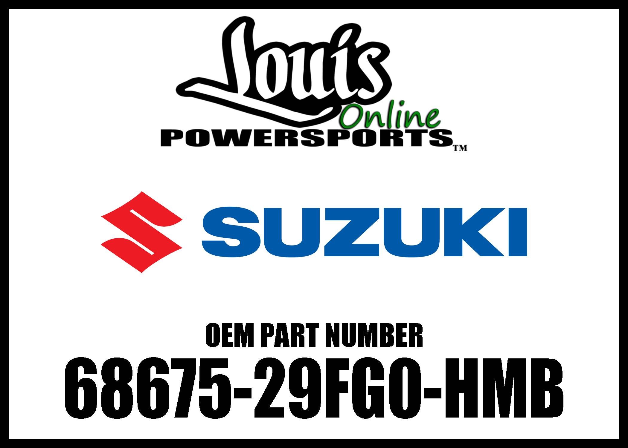 Original Suzuki 68675-29FG0-HMB Radiator Cover Tape - Genuine Replacement Part for Suzuki Vehicles - Perfect for DIY Repairs & Maintenance