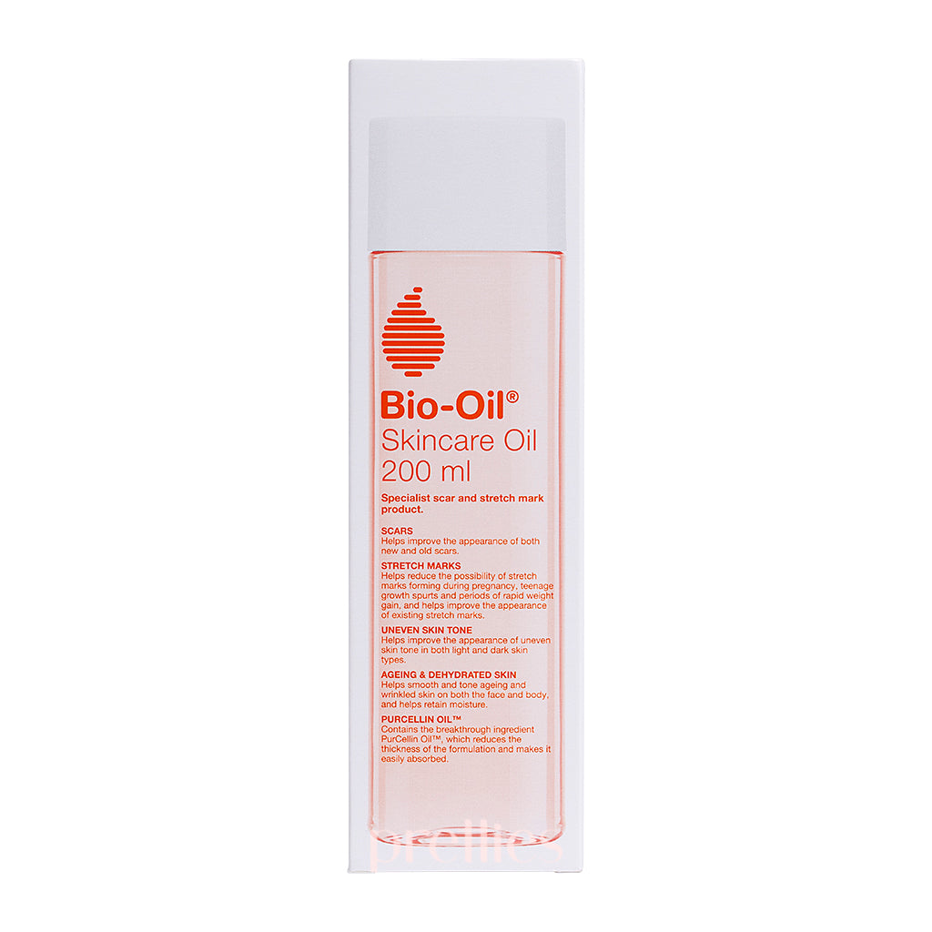 Bio Oil PurCellin Oil 200ml - Skincare for Scars, Stretch Marks & Uneven Skin Tone - Fast Absorbing, Non-Greasy Formula - Perfect for Daily Moisturizing & Post-Pregnancy Care