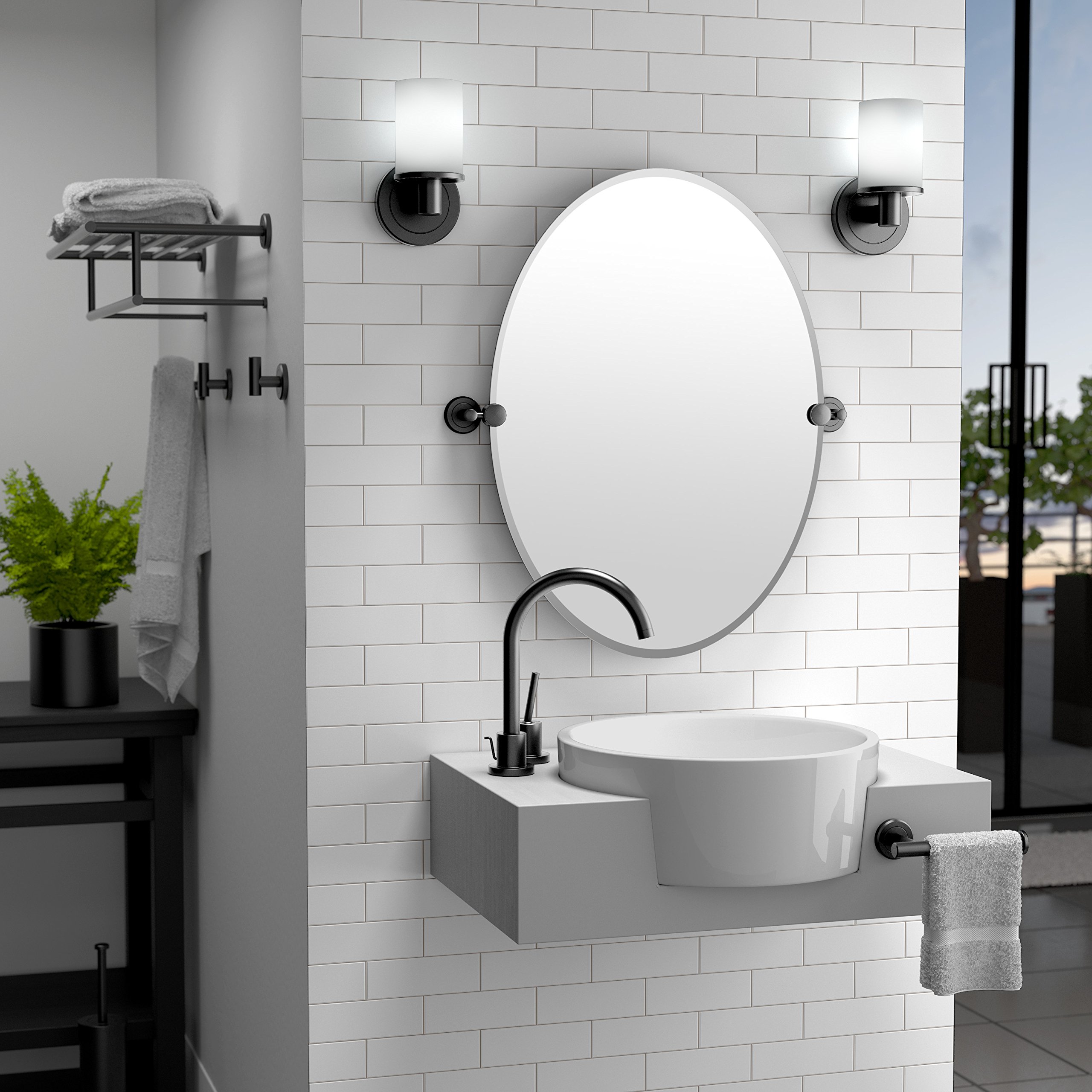 Gatco 1818C Latitude II Minimalist Chrome Towel Rack - 19.75