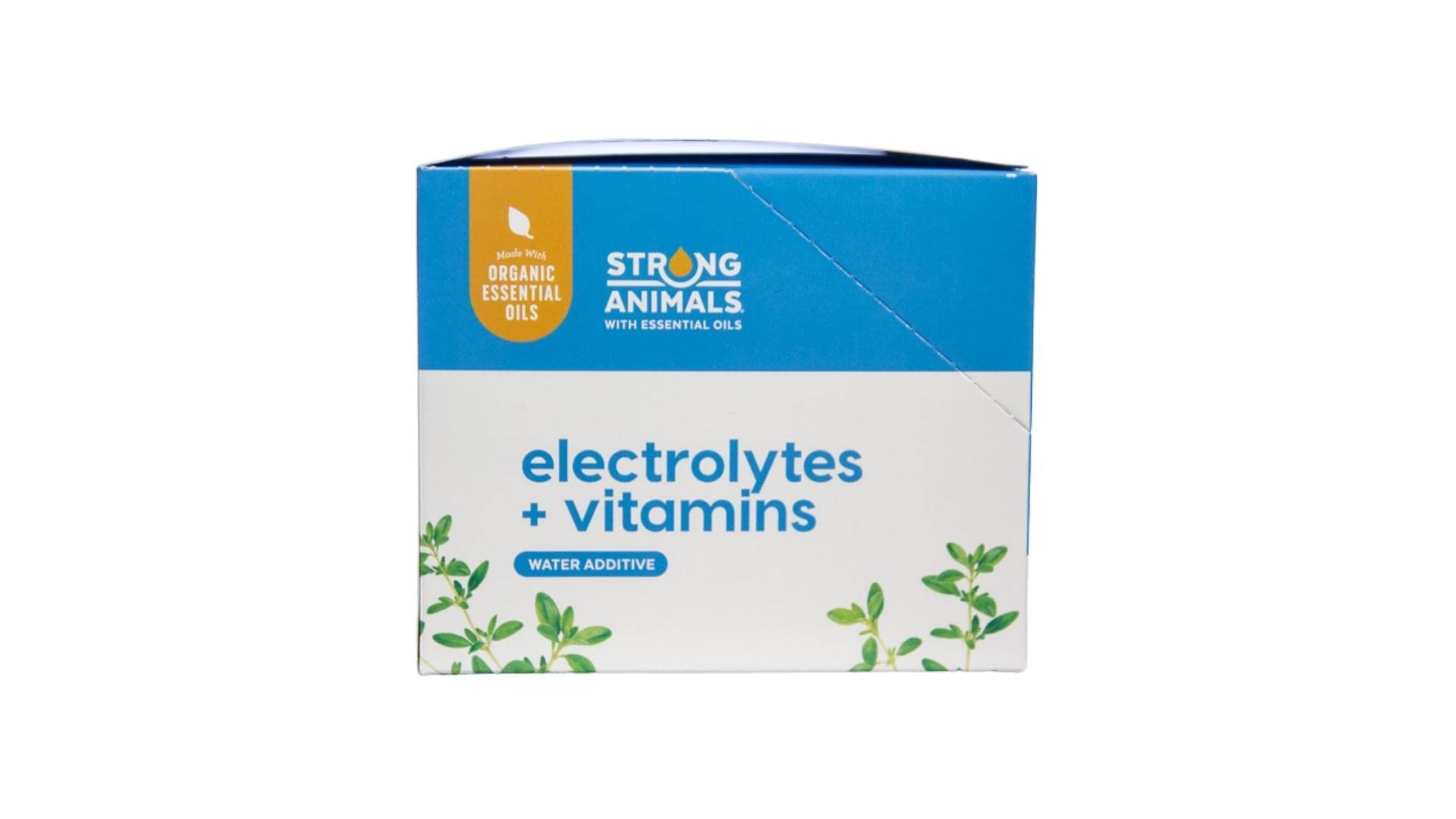 Electrolytes & Vitamins for Chickens - Rehydration Supplement with Thyme Essential Oils (30 Servings) | Ideal for Backyard Flocks, Poultry Hydration & Recovery