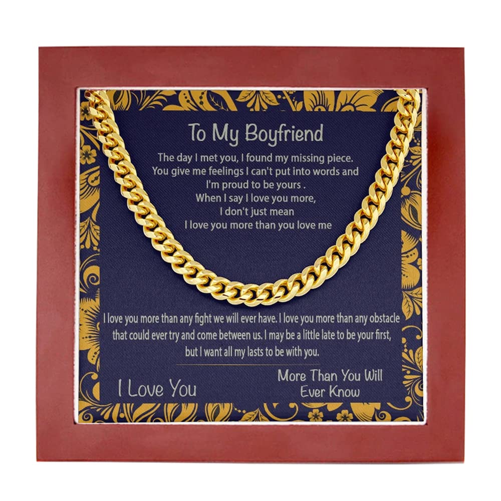 Luxury Gift Box for Boyfriend, Husband, Groom - Anniversary, Birthday, Valentine's Day & Christmas Present - Elegant Keepsake Box for Men - Perfect for Weddings, Romantic Surprises & Special Occasions